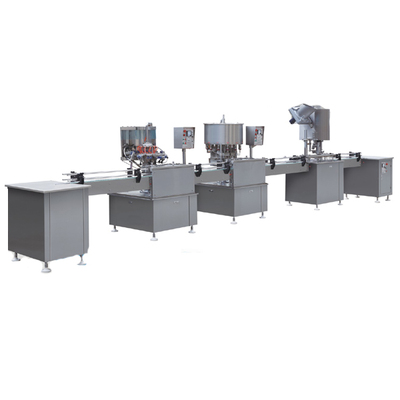 自动洗瓶灌装封盖生产线